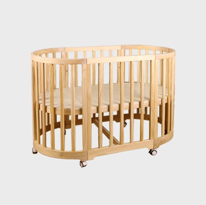 Multi-Functional Nursery Cot Bed with Castors