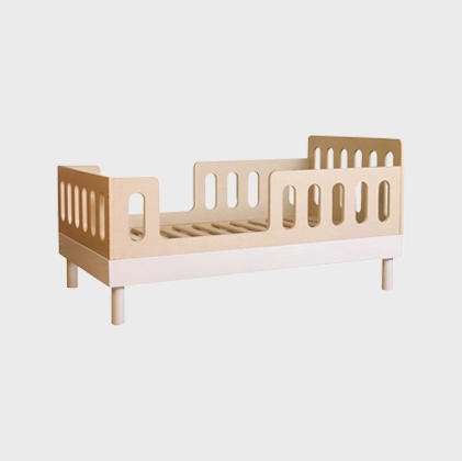3 in 1 Baby Cot and Toddler Bed of Baltic Birch Plywood