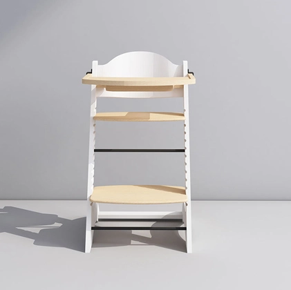 Baby Nursery Chair with Feeding Tray and Adjustable Height