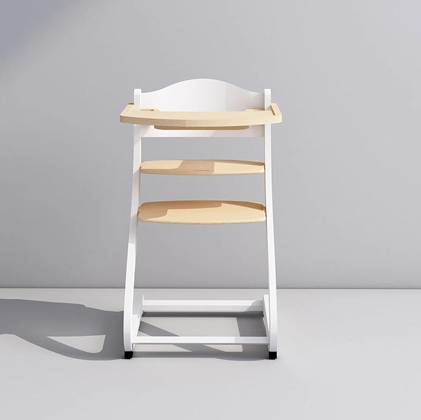 Wooden Nursery Adjustable Baby Feeding Chair with Tray