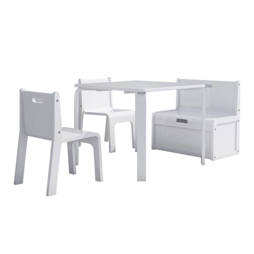 Bentwood Kids Furniture with 1 Table, 2 Chairs and 1 Bench