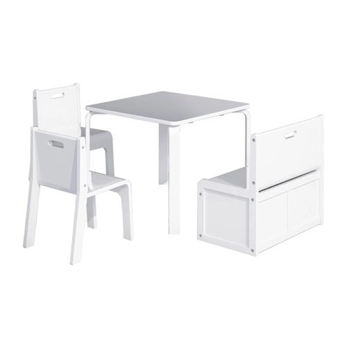 Bentwood Kids Furniture with 1 Table, 2 Chairs and 1 Bench