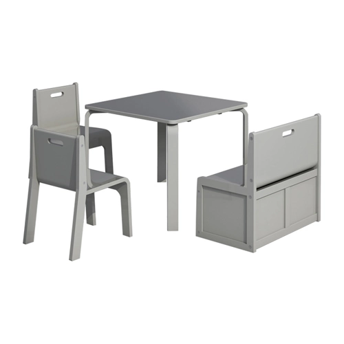 Bentwood Kids Furniture with 1 Table, 2 Chairs and 1 Bench