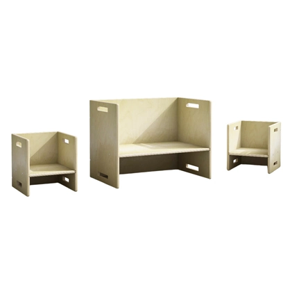 Functional Kids Activity Chairs & Table for Playing