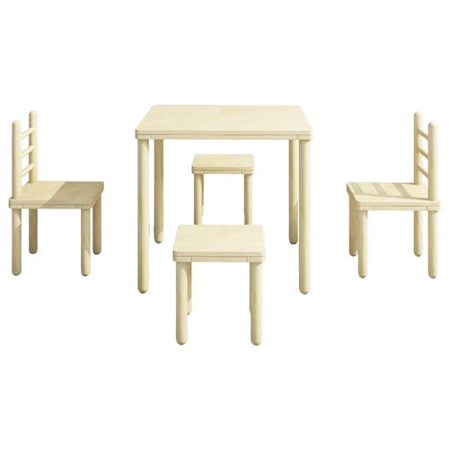 Wooden Table And Chair Set Childrens