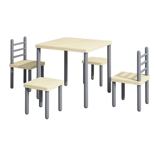Wooden Play Table And Chair Sets