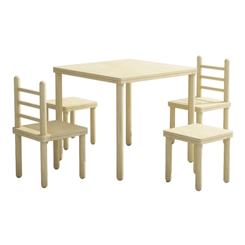 Wooden Kiddies Table And Chairs