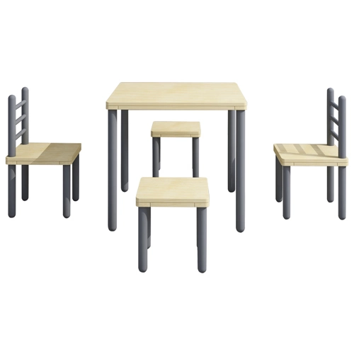 Childrens Wooden Table And Chair Set