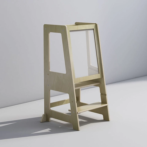 Functional Kids Wooden Stand Tower with Painting Board