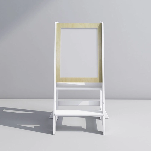 Functional Kids Wooden Stand Tower with Painting Board