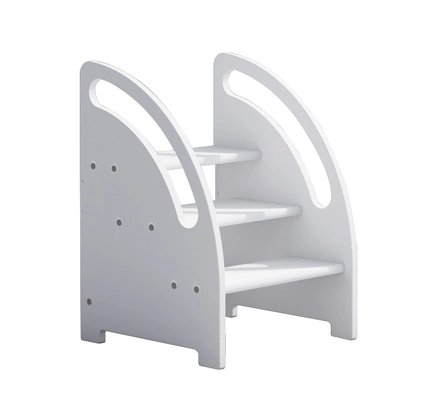High Quality Kids 3 Step Stool with Arc Handles