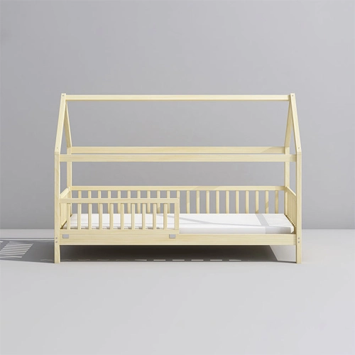 Childrens Wooden House Bed