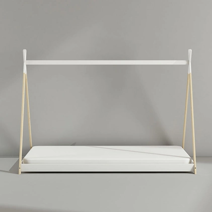 Classic Wood Montessori Teepee Floor Bed For Toddler and Kid