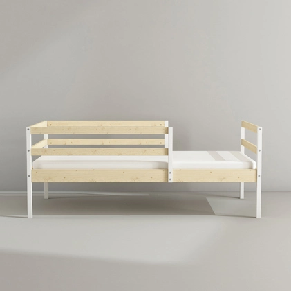 European Pine Children Bed with Side Rails