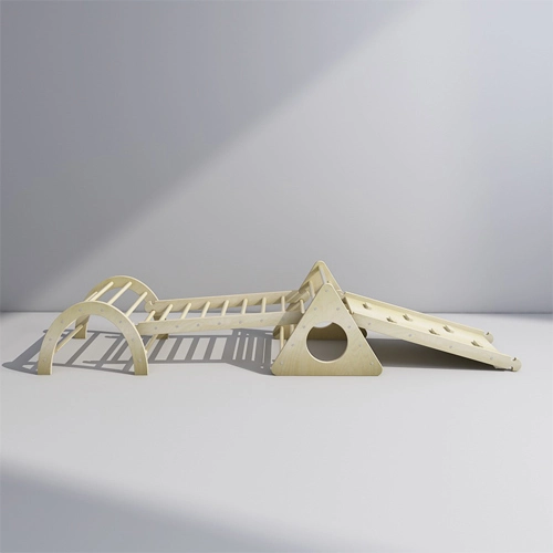 Kids Climbing Frames with Slider and Ladder 4 Pieces Set
