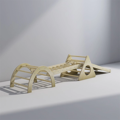 Kids Climbing Frames with Slider and Ladder 4 Pieces Set