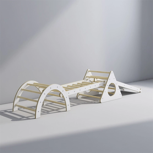 Kids Climbing Frames with Slider and Ladder 4 Pieces Set