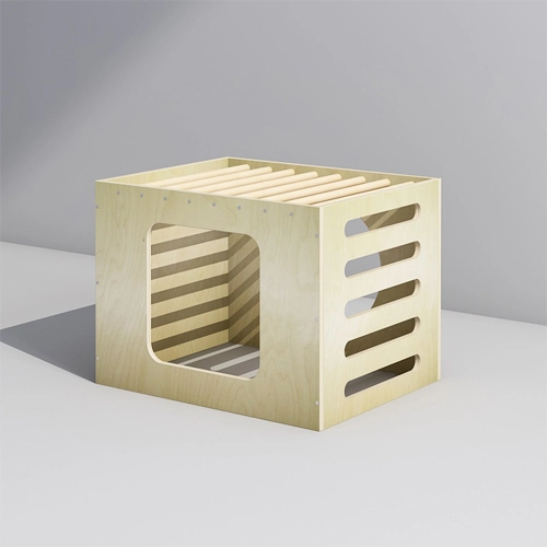 Wooden Cube Climbing Frame