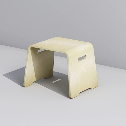Functional Bentwood Kids Stool with Handles