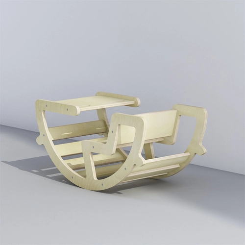 Montessori Kids Rocker and Pikler with Seat and Table