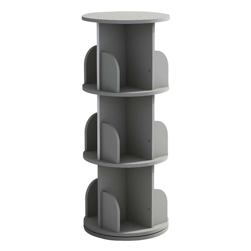Wooden Rotating Bookshelf