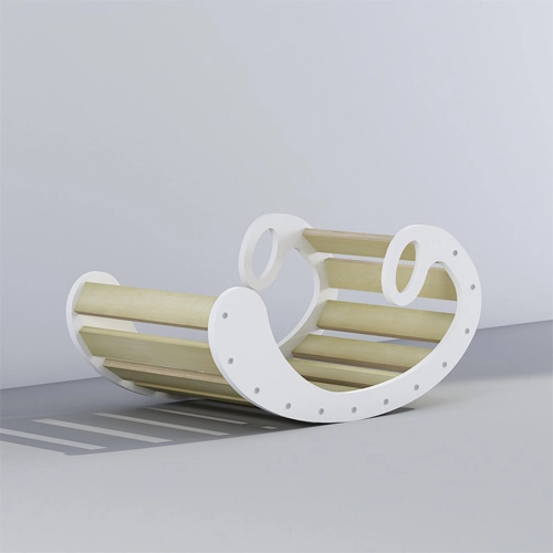 Wooden Kids Rocker with Comfortable Handles