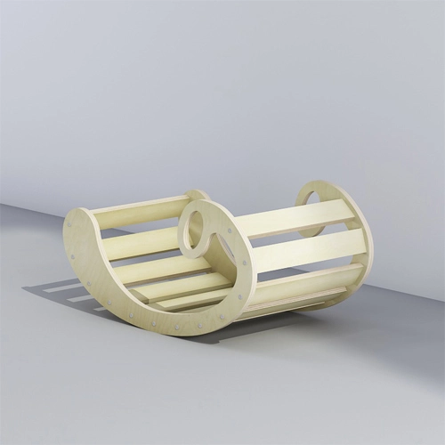 Wooden Kids Rocker with Comfortable Handles