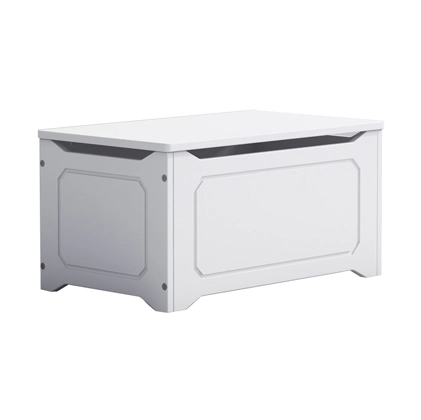 Classic Kids Storage Box and Child Toy Box with Safety Hinge