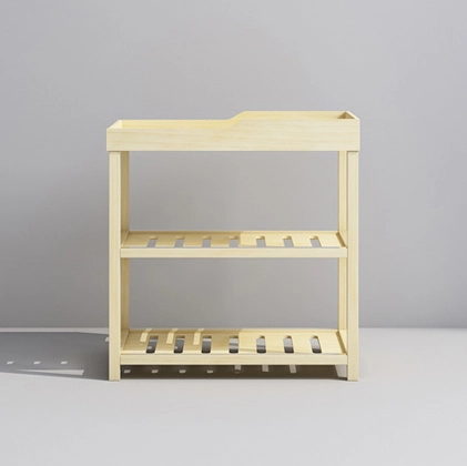 Modern Simple Baby Diaper Changing Shelf Unit