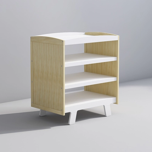 Changing Table With Drawers And Shelves