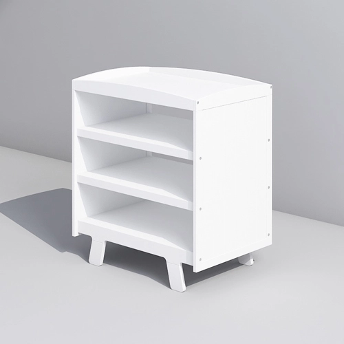 Changing Table With Open Shelves