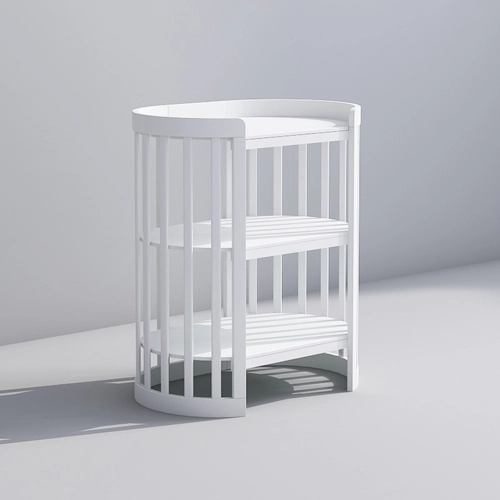 Change Table With Shelves