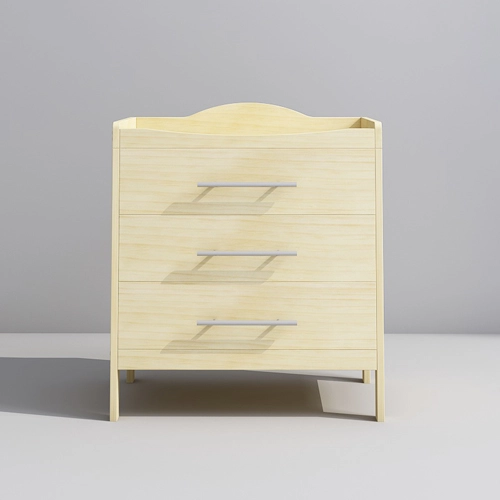 Natural Wood Changing Table Dresser