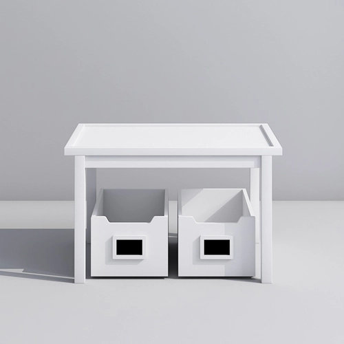 Kids Play Table with Storage Boxes for Toys and Books