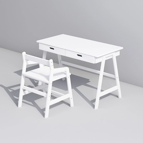 Wooden Study Table And Chair Set