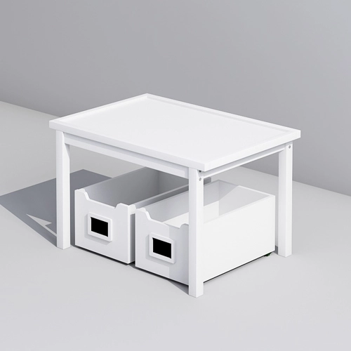 Kids Play Table with Storage Boxes for Toys and Books