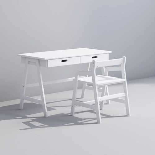 Wooden Table Chair Set For Study