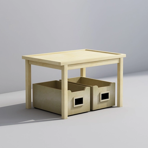 Kids Play Table with Storage Boxes for Toys and Books