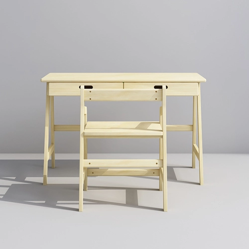 Wooden Study Table And Chair Set