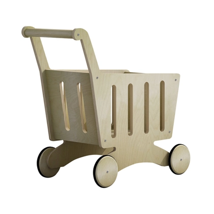 Playtime Kids Trolley with Quiet Wheels for Books and Toys