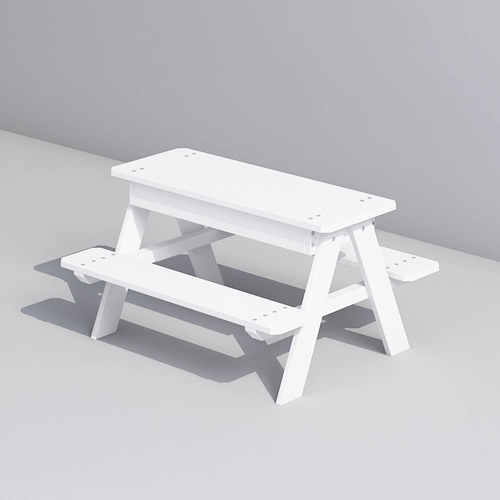 Children PicnicTable for Outdoor Use with Storage Box