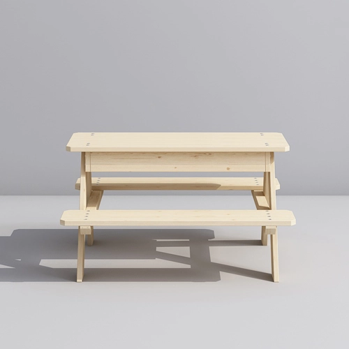 Children PicnicTable for Outdoor Use with Storage Box