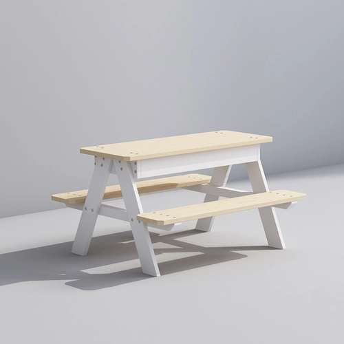 Children PicnicTable for Outdoor Use with Storage Box