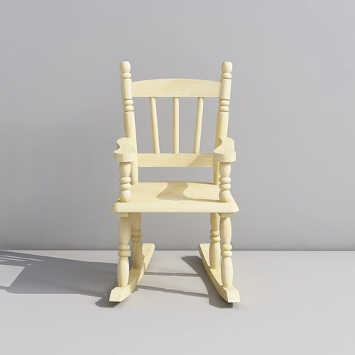 Childs Vintage Wooden Rocking Chair