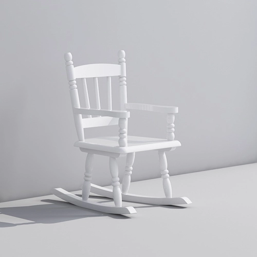 Childs Wooden Rocking Chair