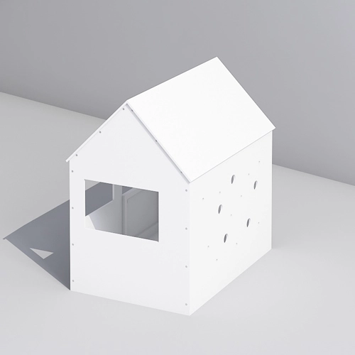 Indoor Wooden Playhouse With Slide