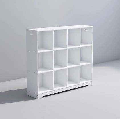 Preschool Locker Shelf with 12 Compartment for School Bags