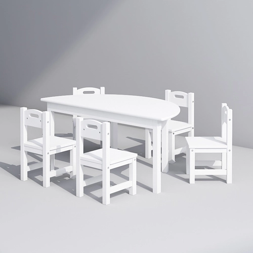 Half Circle Classroom Table