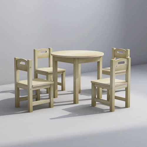 Kindergarten Desk And Chair Set