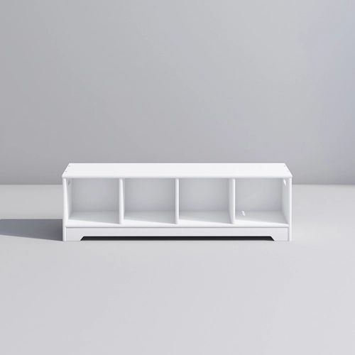 Preschool 4 Locker Unit for Kids Seating and Storing Shoes